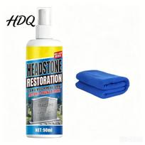Stone Luster Restorer Headstone Restoration And Cleaning Spray Tombstone Monument Cleaner for Moss Remover For Tombstones Granite Marble Cemetery 50ML blue