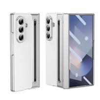 For Samsung Galaxy Z Fold 8 & Z Fold 8 Ultra electroplated leather with glass front film stylus-friendly anti-fingerprint phone Galaxy Z Fold 8 Ultra balta