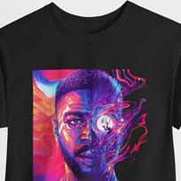 Kid Cudi T-Shirt, Man on the Moon Shirt, American Rapper Kid Cudi Shirt, Insano, Indicud, The Scotts, Rapper Shirt, Vintage Kid Cudi Shirt 150 purple
