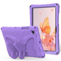 Vaikams skirta dėklas, skirtas Samsung Galaxy Tab A8 10,5 colio (SM-X200/X205/X207),Atsparus smūgiams viso korpuso apsauginis dėklas su rankena ir stoveliu planšetiniam kompiuteriui Samsung Tab A8 10.5 šviesi violetinė