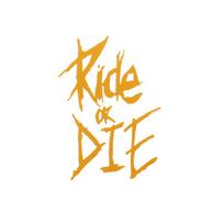 Dviračio rėmo lipdukas Ride Or Die Top Tube lipdukai Dviračių lipdukai Dekoratyviniai rėmo lipdukai Dviračio lipdukai Dviračio lipdukai 1vnt D beige