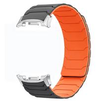 Magnetic Silicone Band for Samsung Galaxy Watch Ultra 2 Bracelet for Galaxy Watch 9 8 40mm 44mm/8Classic 46mm Sports Strap Galaxy Ultra 2 47mm red