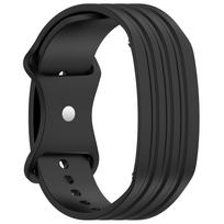 Silikoninis dirželis Garmin CIRQA apyrankei, išmaniojo laikrodžio juosta For Garmin CIRQA juoda
