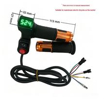 Green Screen Voltage Display Electric Vehicle Throttle Twist Grip