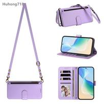 For Infinix Hot 20 20i 30 30i 40 NFC Pro Play 4G 5G Case Zipper Coin Purse Flip Leather Cover Crossbody Bag Wireless Charging Infinix Hot 40 4G