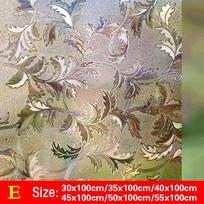 Vandeniui atsparus PVC matinio stiklo langas Privatumo plėvelės lipdukas miegamajam vonios kambariui lipni plėvelė namų dekoravimui 30x100cm