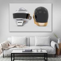 Muzika Daft Punk Singer Šalmas Sienos Menas Paveikslėliai Plakatai Drobės Paveikslai svetainei Paauglių miegamojo dekoracijos Namų dekoras 60*100cm