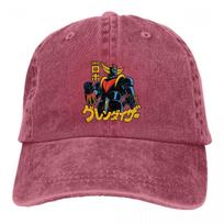 Įprastas Japonijos robotas NSO Robotas Grendizer Raid beisbolo kepurė Unisex stiliaus sunerimęs džinsinis kepuraitė nuo saulės Goldrake kepurė One Size brown