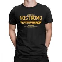 Unisex Ateivis Weyland Yutani CORP Nostromo Įgulos Marškinėliai USCSS Grynos Medvilnės Viršutiniai Drabužiai Nuostabūs Trumpomis Rankovėmis Apvaliu Kaklu Marškinėliai Dovaniniai Marškinėliai L black