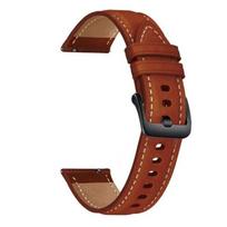 Skirta Xiaomi MI S2 42 46mm/S1 Pro/Active/ Color 2 22mm MIbro X1/A1 sportinių dirželių odinių apyrankių priedai For Xiaomi Watch S1 brown