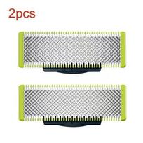 1/2/3 vnt. Pakeiskite ašmenis, skirtus Philips-OneBlade-Skustuvo-skutimosi mašinai QP2520 QP2523 QP2530 Keičiamo peiliuko galvutė, vienas peiliukas 2Pcs gray