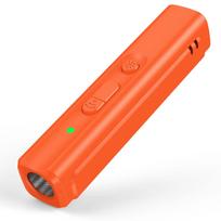 Ultragarsinis šunų repeller USB įkraunamas šunų pavaros įrenginys Nešiojamas šunų dresuotojas nuo lojimo oranžinė