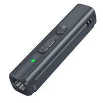 Ultragarsinis šunų repeller USB įkraunamas šunų pavaros įrenginys Nešiojamas šunų dresuotojas nuo lojimo juoda