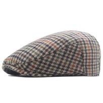 Vyriška tvido skrybėlė Laisvalaikio kepuraitė britų retro beretės vilnos mišrainė L（58-60cm） gray