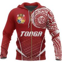 Tonga 3d Printed Hoodie Polynesian Black Men Zip Hoodies Fashion Women Oversize Sweatshirts Sports Pullover Tops Autumn Clothes XXXL brown