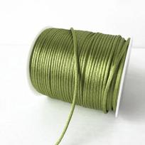 100 m/ritinys stiprios pintas makrame šilko atlasinis nailono kordas, skirtas „pasidaryk pats“ detalių gamybai, karoliukų vėrimui, apvalios vielos apyrankė, 2 mm