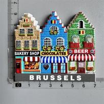 Šaldytuvo magnetas Barselona Ispanija Briuselis Belgija Amsterdamas Portugalija Roma Turistinis suvenyras Dovanos Šaldytuvo magnetai white