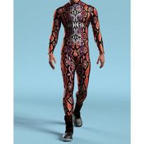 Mecha 3D spausdintas catsuit suaugusiems vyrams Užtrauktukas Kombinezonas Zentai Bodysuit Žaidimų vakarėlio kostiumas Moteriškas Cosplay apranga 2024 Adult XXL black