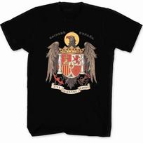 Ispanijos imperijos San Chuano erelio herbo grafikos marškinėliai 100% medvilnė apvalia apykakle trumparankoviai vasaros laisvalaikio vyriški marškinėliai XXXXL gray