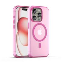 Matinis Saldaininis Magnetinis Belaidis Įkrovimas Skaidrus Dėklas iPhone 16 15 13 12 11 14 Pro Max Plus Dėl Magsafe Smūgiams Atsparus Dangtelis For iPhone 15 Plus