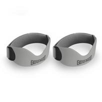Kelio įtvaras girnelės kelio dirželis silikoninis kelio sportinis palaikymo dirželis girnelės sausgyslės kelio dirželiai sporto salė 2PCs Grey