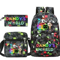 Žaidimas Dandy's World Periferinis spausdintas kuprinės ir mokyklos krepšio derinimo rinkinys pradinei ir vidurinei mokyklai No Specifications gray