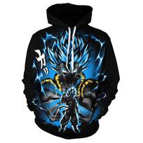 10 spalvų Dragon Ball Anime gobtuvas Harajuku megztinis viršutinė dalis moterims vyrams džemperiai naujas animacinių filmų spausdintas ilgomis rankovėmis madingas moteriškas cosplay gatvės apranga XL tamsiai mėlyna spalva