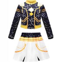 Vaikams Mergaitėms K-pop Rumi Zoey Cosplay Medžiotoja Kostiumas 3D Spausdinimas Demonų Medžiotojai Mira Sceniniai Kostiumai Vaikų Helovino Šventė Drabužių Rinkinys 140 black