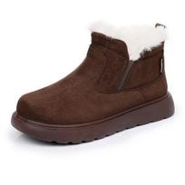 Women's Winter Snow Boots Faux Fur Lined Slip-Resistant Comfortable Casual Shoes with Arch Support Lightweight Warm Outdoor Walking Shoes for Women 41 kava