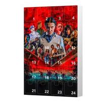 Stranger Things Advento kalendorius 24 dienų Kalėdų atgalinio skaičiavimo dėžutė Daugiafunkcės šventinės dekoracijos vaikų kambariams, automobiliams ir vakarėliams Šventinė dovana B black