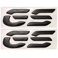 2 vnt. Motociklo 3D emblema ženkliukas lipdukas GS bakas ratas lipdukas R1250GS F850GS F750GS F700GS F800GS F650GS R1200GS juoda