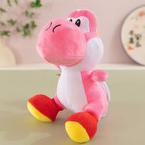 Žaidimų atributika Mario Yoshi pliušinė lėlė vaikiškas žaislas žalias dinozauras lėlė dovanų klipas žaidimų automatas žaislas 22cm pink