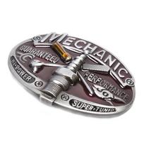 Retro dailidės Mechaniko Vyriškas Diržo Sagtis Metalų Lydinys Vakarų Kaubojus Kaubojė gray