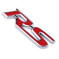 Automobilio lipdukas Emblema Ženklelis RS Logotipas Decal For Ford raudona