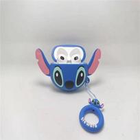 Animacinis Mikis Minė Dygsnis Bluetooth Suderinamas Ausinių Dėklas Animacinis Silikoninis Apsauginis Dangtelis blue stud  new airpods 3 gray