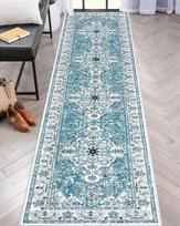 Boho Koridoriaus Kilimas Senovinio Etninio Stiliaus Neslystantis Virtuvės Kilimas Vandens Sugeriantis Nešvarumams Atsparus Įėjimo Zonos Skalbimo Patalpos Svetainės 50x150CM white