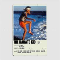 Karate vaikis 1984 Alternatyvus menas Filmas Metalinė plokštelė Plakatas Kino virtuvės vakarėlis Individualus plakatas Skardinis ženklas Plakatas 20x30cm gray
