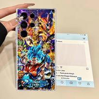 Dragon Ball Šaunus Populiarus dėklas Samsung Galaxy S22 FE S25 Edge S26 S21 Note 20 Ultra 10 S20 Plus S24 S23 Ultra telefonui Galaxy S26 Ultra black