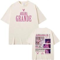 Pop dainininkė Ariana Grande Triušis Pavojinga Moteris 2026 M. Turas Koncertas Grafinis Marškinėlis Unisex Harajuku Stilius Per dydį Populiariausias M white