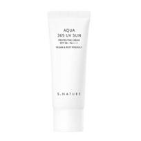 S.NATURE Aqua 365 UV Sunscreen SPF50+ PA++++ Daily Hydrating Sun Protection 80ml white