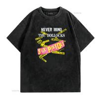 Sex Pistols Oficialūs Never Mind The Bollocks Akordai Marškinėliai vintage Išplauti Viršus Kasdieniam Dėvėjimui Stilingi dizainerio drabužiai L black