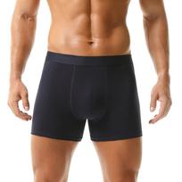 3 vnt. didelio dydžio vyriški sportiniai apatiniai su ilgesnėmis klešnėmis medvilniniai bokseriai kelnaitės M L XL 2XL 3XL XXXXL tamsiai mėlyna