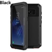 „Samsung Galaxy S24 S23 S22 S21 Ultra S10 S20 Plus Note 20 10 Luxury Armour Metal Heavy Duty Protection Case“ atsparus smūgiams dangtelis Note 8  (No Glass) juoda
