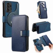 2 viename nuimamas piniginės dėklas Samsung Galaxy S24 Ultra S21 S23 FE S22 Plus A55 A54 A53 A52S A35 A34 A33 A25 A15 A14 5G A05 For Galaxy S22 Plus gray