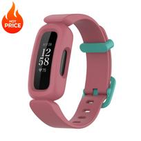 Naujas dirželis Fitbit Ace 3 vaikiškam laikrodžiui Apyrankė Minkšto silikono Pakeičiama apyrankė Fitbit Inspire 2 Ace3 Classic Correa For fitbit inspire2 black