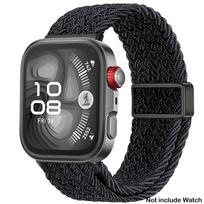 Magnetinis Nailoninis Kilpos Dirželis, skirtas Huawei Watch Fit 4Pro/Fit4/3, Elastingas Pintas Laikrodžio Juostelės Apyrankė, skirta Huawei Fit3 Fit4 Fit 4Pro For Huawei Fit 4 Pro gray