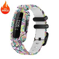 Naujas dirželis Fitbit Ace 3 vaikiškam laikrodžiui Apyrankė Minkšto silikono Pakeičiama apyrankė Fitbit Inspire 2 Ace3 Classic Correa For fitbit inspire2 black