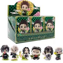 Demon Slayer Modelio Paslapčių Dėžutė Kamado Tanjirou Kamado Nezuko Kolekcija Atsitiktinė Anime Dovana Staigmenų Dėžutė Gerbėjams black