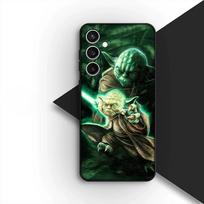 Yodas Stars Darths j-Jedis Vader Wars Phone Cover for Samsung Galaxy S25 S24 S23 FE Ultra Plus S7 Edge S25+ S23+ A56 5G Case Galaxy S23 FE black