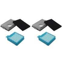 Suderinamas anglies filtras Miele Boost CX1 dulkių siurbliui, dalis 11639240 2 Sets black